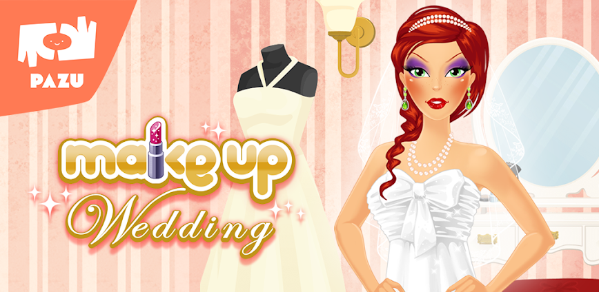 Makeup Girls Wedding Dress up