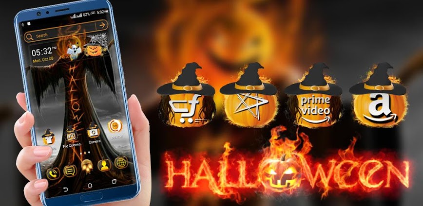 Scary Halloween Launcher Theme