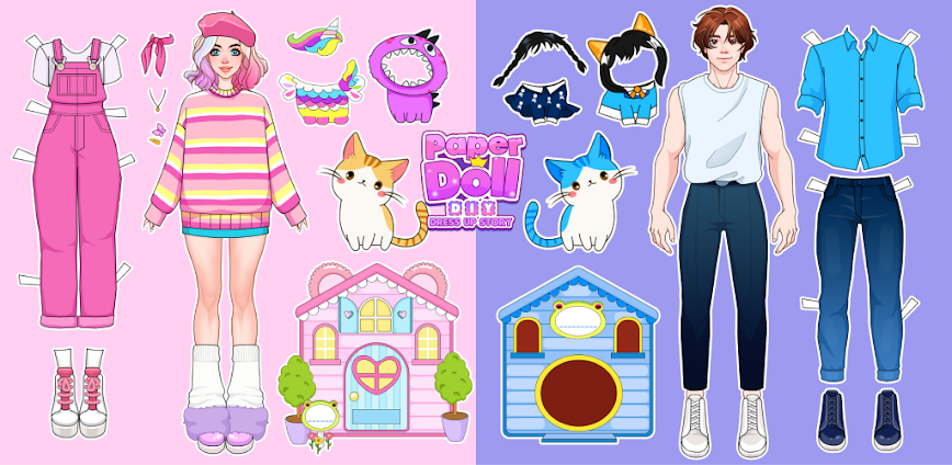 Paper Doll DIY: Dress Up Story