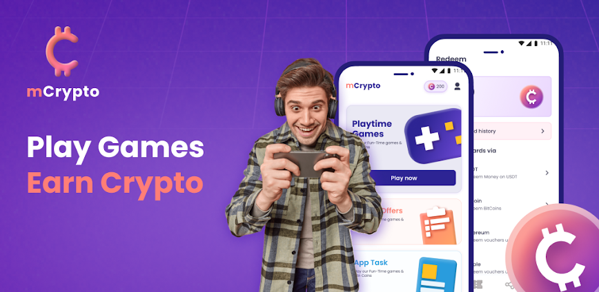 mCrypto: Play to Earn Crypto