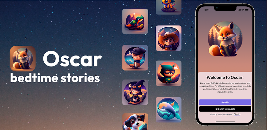 Oscar bedtime story generator