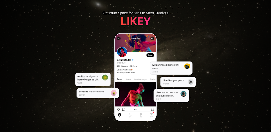 Likey – Interact with creators