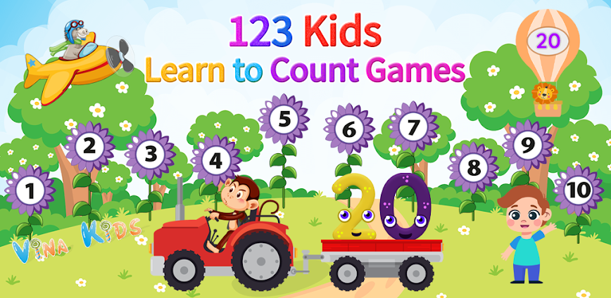123 Kids Learn to Count Games