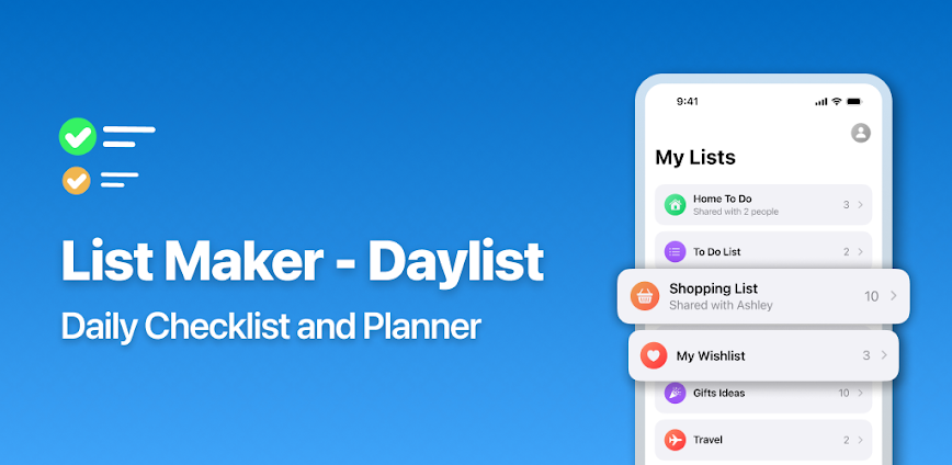 Daylist: Checklist Organizer