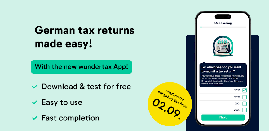wundertax: German tax return