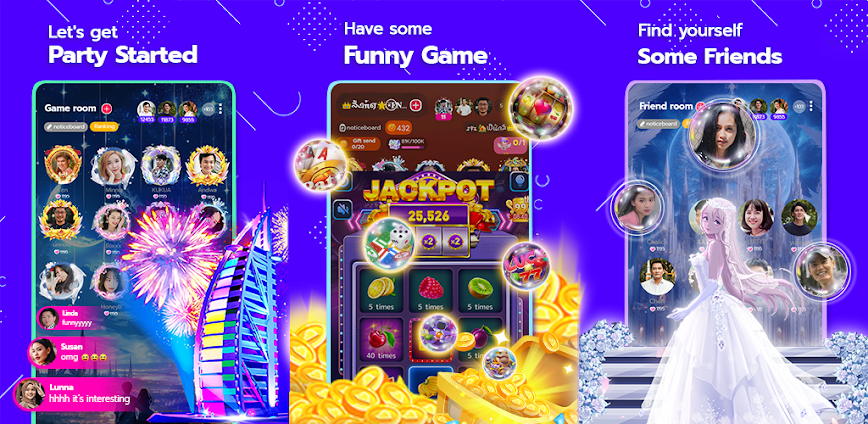 Voya Party – Voice Live Chat