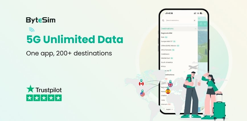 ByteSIM eSIM – Data Plan