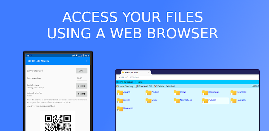 HTTP File Server (+WebDAV)