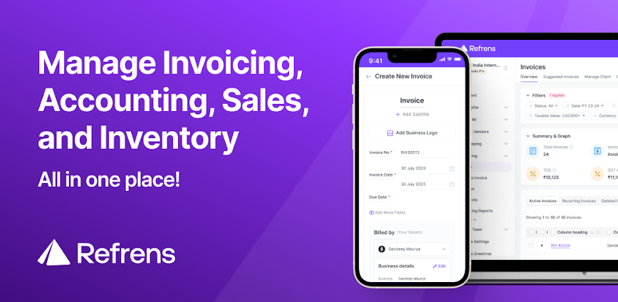 Invoice Maker, Billing:Refrens