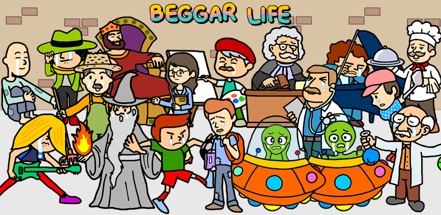 Beggar Life Clicker adventure