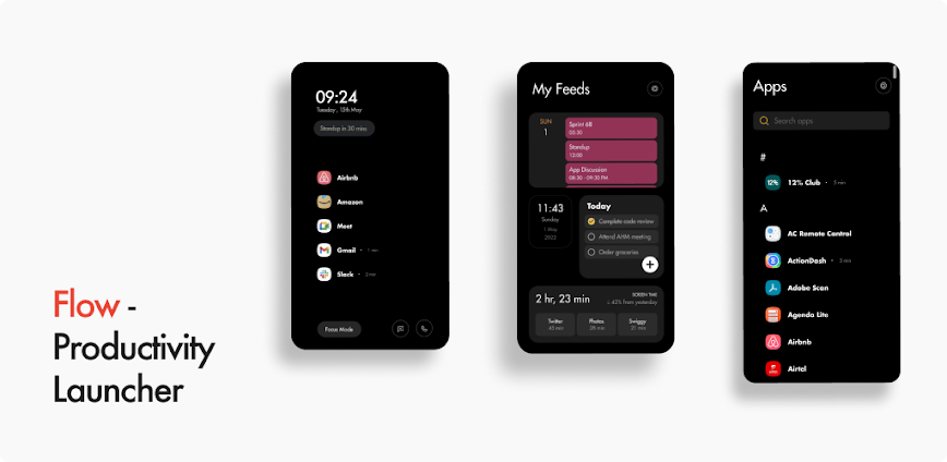 Minimalist Launcher – Flow