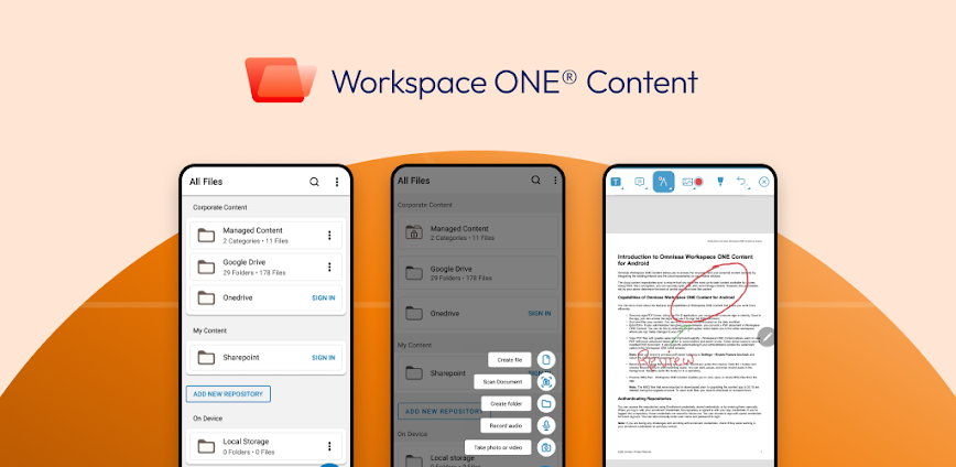 Content – Workspace ONE