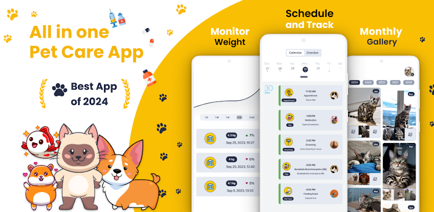 Pet Care Tracker – Dog Cat App