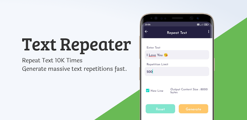 Text Repeater: Repeat Text 10K