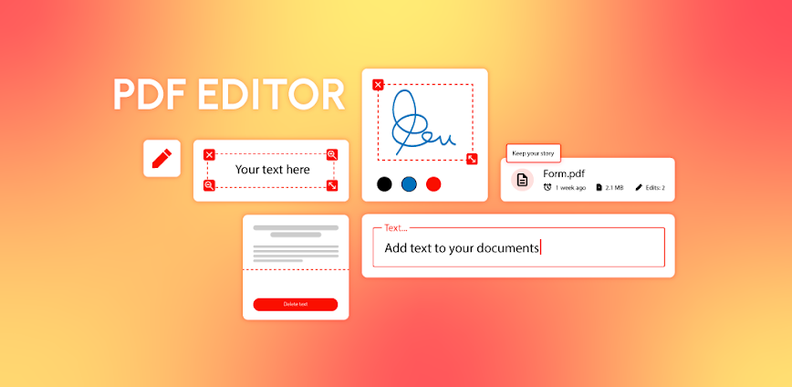 PDF Editor – Sign, edit forms