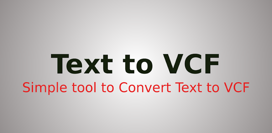 Text to VCF