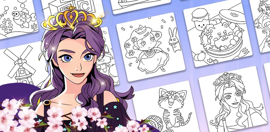 Princess Coloring:Drawing Game