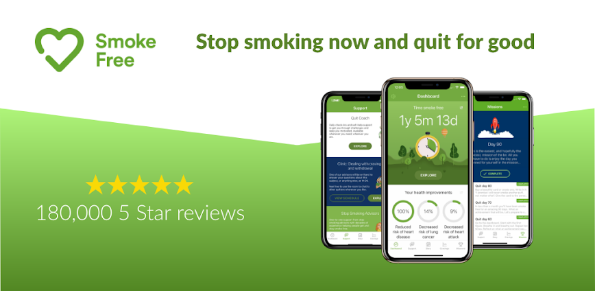 Smoke Free – quit smoking now