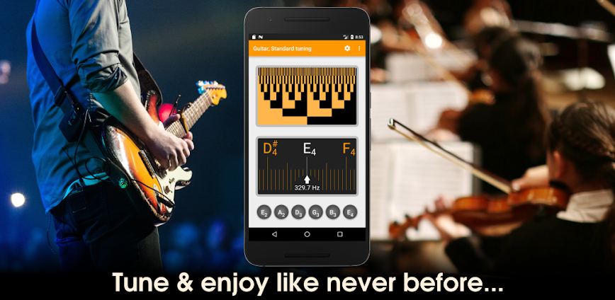 Guitar Tuner, Violin: Tuneo