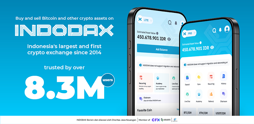 Indodax Crypto Simple & Secure