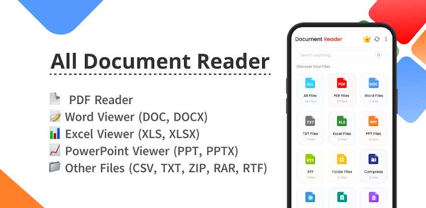 Document Reader: PDF, DOC, PPT