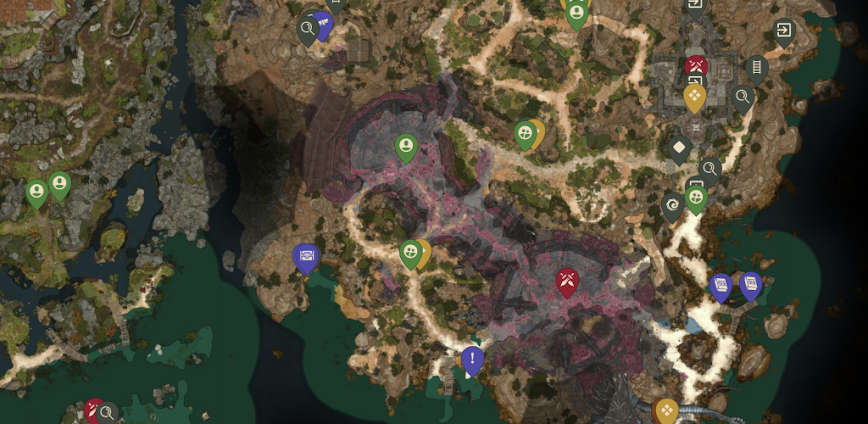 MapGenie: BG3 Map