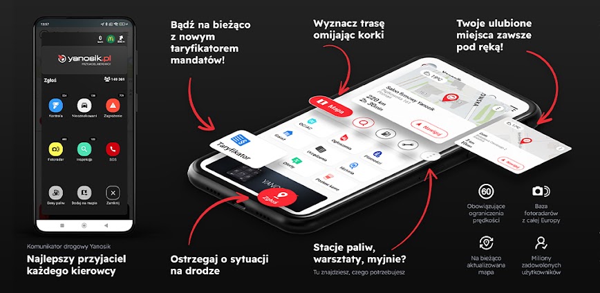 Yanosik antiradar & navigation