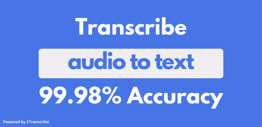 Transcribe audio to text