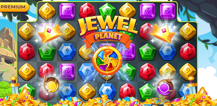 Jewels Planet – Match 3 Games