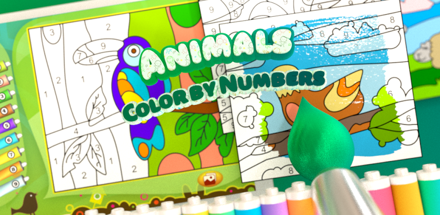 Color by Numbers – Animals