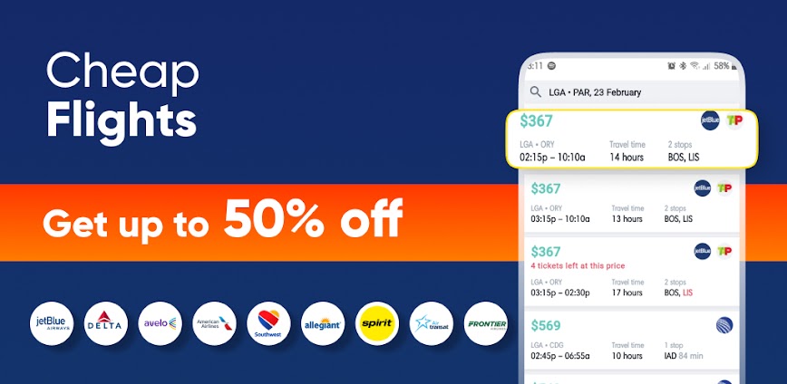 Cheap Flights Booking App