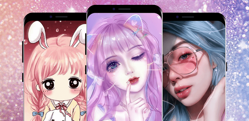 Live Glitter Girly Wallpaper