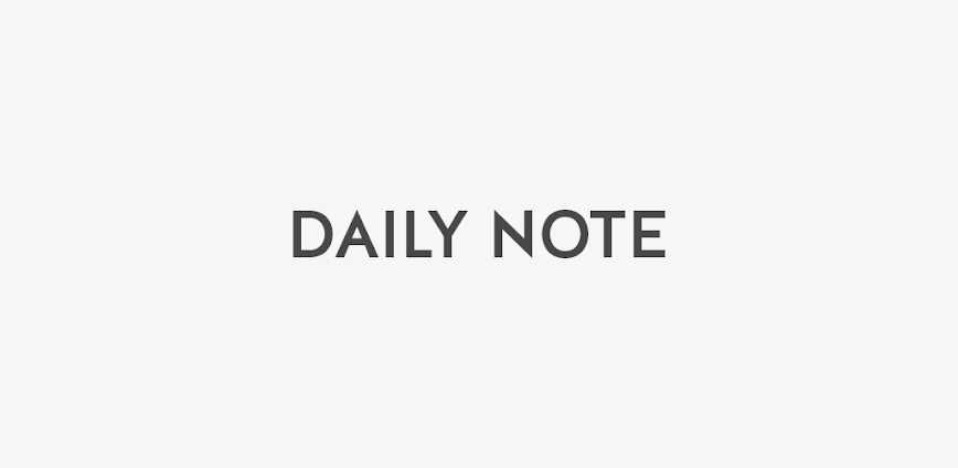 DAILY NOTE – Day Note, Diary