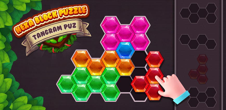 Hexa Block Puzzle: Tangram Puz