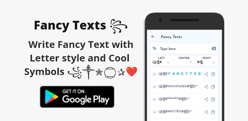 Fancy Texts – Cool Symbols