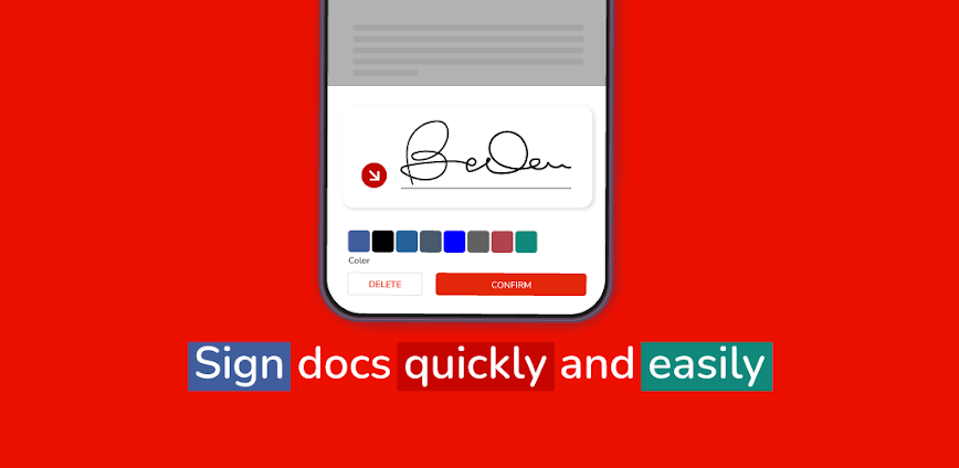 Sign PDF documents easy & fast