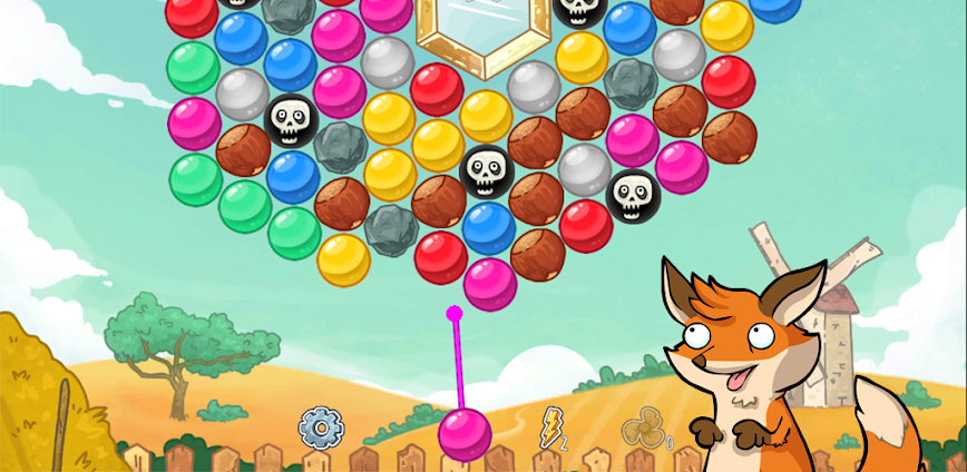 Little Fox: Bubble Spinner