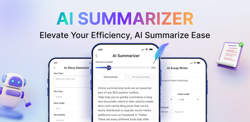 AI Summarizer: Essay & Story