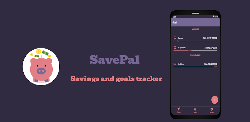 SavePal: Savings goals tracker